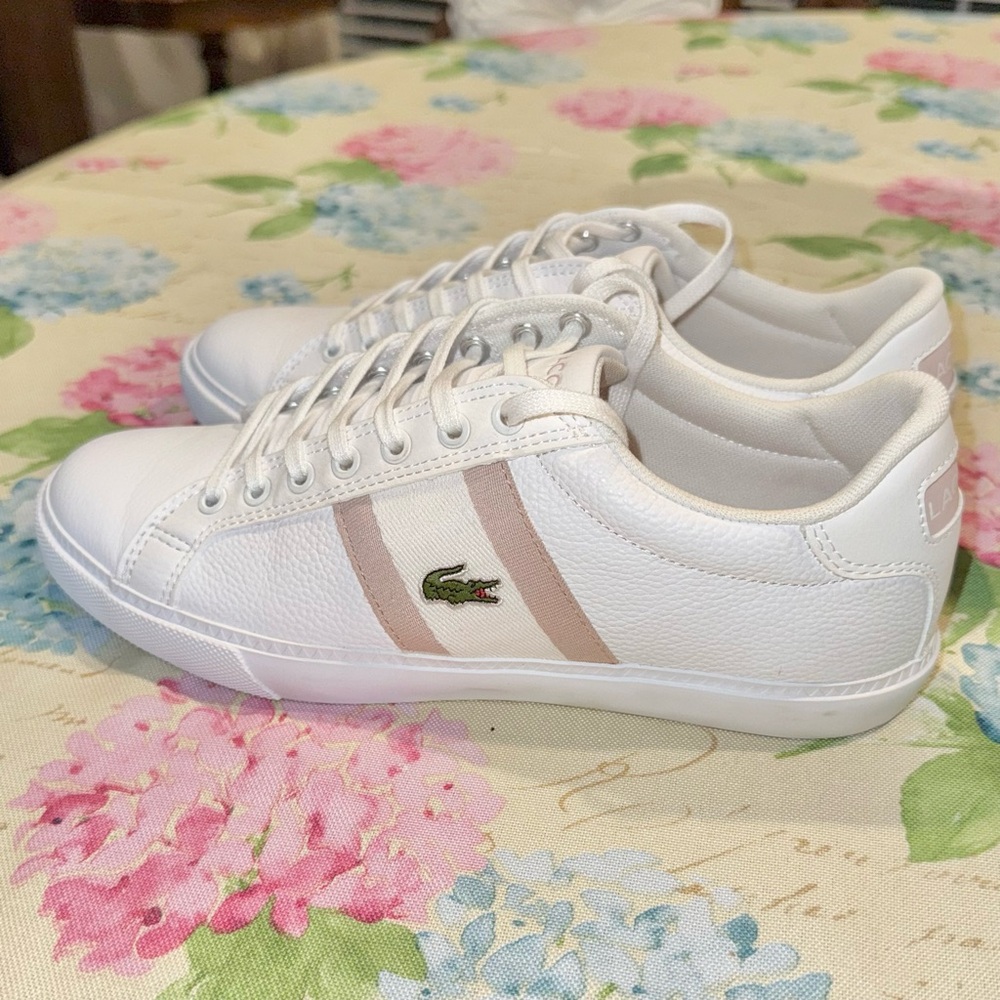 Women’s Lacoste White Grand Vulc Casual Sneakers - Picture 2 of 7